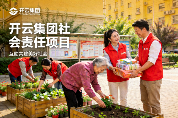 开云集团社会责任项目，志愿者与社区居民携手开展公益活动，互助共建美好社会